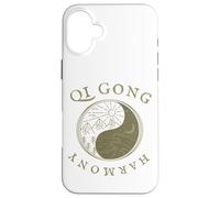 Harmonie Qi Gong, Dessin Rétro Vintage, équilibre Yin et Coque pour iPhone 16 Plus