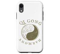 Harmonie Qi Gong, Dessin Rétro Vintage, équilibre Yin et Coque pour iPhone XR
