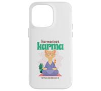 Harmonieux Yoga Karma Pattes Et Respiration Coque pour iPhone 14 Pro Max