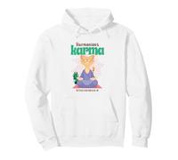 Harmonieux Yoga Karma Pattes Et Respiration Sweat à Capuche