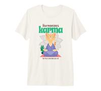 Harmonieux Yoga Karma Pattes Et Respiration T-Shirt Haut de Gamme