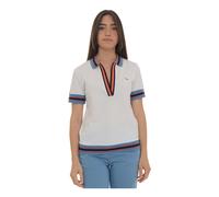 Harmont & Blaine - Polo en piqué de coton - Femme - Tops - Blanc - Taille: 36 FR