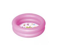 Harmony 51061 Piscinette pataugeoire gonflable ronde 2 boudins 61 x 15 cm, 2 couleurs assorties