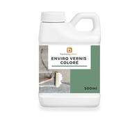 Harmony Béton - Enviro Vernis Coloré - Hydrofuge Teinté et Finition Décorative pour Béton Extérieur - 500 mL - Noir - beton harmony