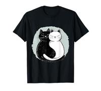 Harmony Cats Équilibre Spirituel pour Les Amoureux des félins T-Shirt