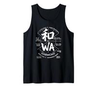 Harmony Kanji WA Japan Balance Anatomie Souvenir Japonais Débardeur