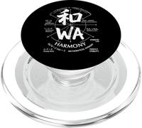 Harmony Kanji WA Japan Balance Anatomie Souvenir Japonais PopSockets PopGrip pour MagSafe