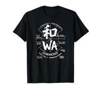 Harmony Kanji WA Japan Balance Anatomie Souvenir Japonais T-Shirt