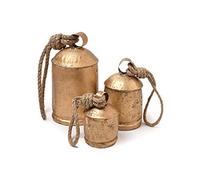 Harmony Lot de 3 Cloches d'animaux - Carillons à Vent de Jardin - 55,9 cm - 40,6 cm - 33 cm - Décoration d'intérieur de méditation