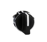 Harmony XB4 - tête bouton tournant à manette - Ø22-2 posit fixes - noir