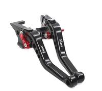 HARMOX Z for Yamaha for VMAX 1200 1985-2008 Levier de poignées de Moto leviers d'embrayage de Frein Courts X (Color : Black 1)
