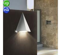 Applique murale LED design extérieur spots en acier inoxydable lampe balcon véranda IP44
