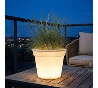 Lumière solaire pot de fleurs LED éclairage extérieur décoration lampe DEL jardin terrasse
