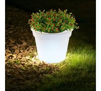 Lumière solaire pot de fleurs LED éclairage extérieur décoration lampe DEL jardin terrasse