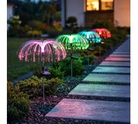 Harms Solarleuchte Extérieure Prise Luminaire Piquer Erdspieß RGB LED, 4er Set