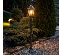 Lampe d'extérieur Lampe d'allée Lampe de jardin IP44 Bronze Alu coulé sous pression E27 H 122 cm