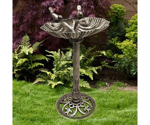 Harms Wasserschale Antique Bronze Bain d’Oiseaux Étanche HxL 80x50 cm
