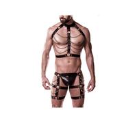 Harnais 2 pièces chaînes 20052 Dominant noir