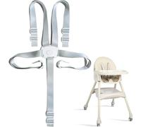 Harnais 5 Points pour Poussette et Chaise Haute Universel BébéHarnais 5 Points pour Poussette,Harnais Chaise Haute Universel Bébé Réglable Sécurité Attache Multi,Ajustable Ceinture de Sécurité
