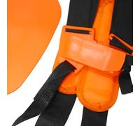 Harnais à double sangle d'épaule avec design rembourré confortable, boucle à dégagement rapide réglable, compatible avec Homelite, Solo, McCulloch, Tanaka, pour débroussailleuse poulan et coupe-ligne