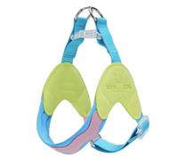Harnais Anti-Traction en Forme de Y spécialement conçu pour Les Miniature American Shepherd. Il est doté d'un Gilet de Poitrine rembourré et Ajustable avec Bandes réfléchissantes Green M