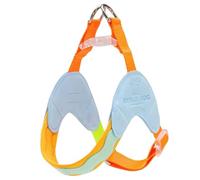 Harnais Anti-Traction en Forme de Y spécialement conçu pour Les Miniature American Shepherd. Il est doté d'un Gilet de Poitrine rembourré et Ajustable avec Bandes réfléchissantes Navy M