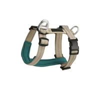 Harnais Anti-Traction, Harnais d'entraînement extérieur, Harnais Tactique pour Chien, Harnais réfléchissant Ajustable de Type Gilet, idéal pour Les promenades, la Course et la randonnée. Gray XS