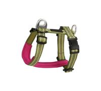 Harnais Anti-Traction, Harnais d'entraînement extérieur, Harnais Tactique pour Chien, Harnais réfléchissant Ajustable de Type Gilet, idéal pour Les promenades, la Course et la randonnée. Green XL