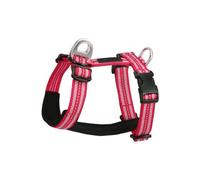 Harnais Anti-Traction, Harnais d'entraînement extérieur, Harnais Tactique pour Chien, Harnais réfléchissant Ajustable de Type Gilet, idéal pour Les promenades, la Course et la randonnée. Red XS