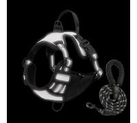 Harnais anti-traction pour chien, accessoires de traction réfléchissants, harnais pour promenade nocturne, pour la course, l'entraînement, les promenades quotidiennes, les parcs, les visites, le