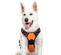 Harnais anti-traction pour chien avec clip frontal, harnais pour animaux de compagnie avec 2 anneaux en métal et poignée, gilet rembourré en Oxford doux réfléchissant pour races petites, moyennes et