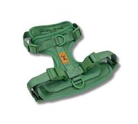 Harnais anti-traction pour chien - Réglable et confortable - Petites et moyennes races - Promenades sûres et sans traction - La Casa de Turrón (Jungle (Vert), M