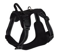 Love Story, Harnais Anti-Traction Réfléchissant Polyester Taille M 56>68 cm Expert Noir