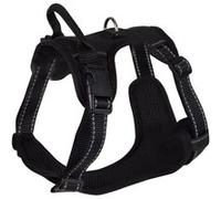 Love Story, Harnais Anti-Traction Réfléchissant Polyester Taille M 56>68 cm Expert Noir