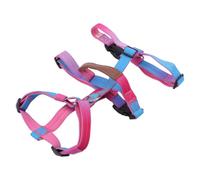 Harnais Anti Traction pour Chiens Poignée, Réglable Rose