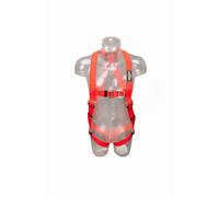 Harnais antichute 3M PROTECTA PRO Modakryl-Kevlar - anneau d'arrêt au poitrail et à l'arrière, résistance à la chaleur 370°C, fermetures standard, protège-étiquette avec velcro, témoin de chute , XL x
