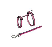 Harnais Avec Laisse Freshline Spot, Nylon, 27-45 Cm/10 Mm, 1,20 M - Mon Animalerie