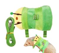 Harnais avec laisse pour hamster - Gilet de promenade pour lapin - Fournitures pour animaux de compagnie - Gilet respirant pour chaton, hérisson, lapin, chiot, voyage, parc ou jardin