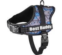 Harnais Best Buddy Pluto Bleu Camouflage Grid S 50-70CM*25MM