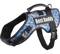 Harnais Best Buddy Uranus Bleu Camouflage Grid XL 80-115CM*50MM