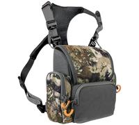 Harnais binoculaire Respirant et réglable Sac de Poitrine de Chasse avec Sac Chasse étanche Multi-Poches pour Hommes et