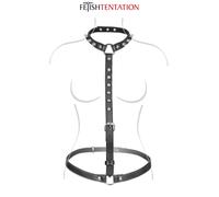 Harnais buste à pointes - Fetish Tentation