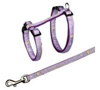 Harnais Chat Avec Laisse, Nylon, 26-37 Cm/10 Mm, 1,20 M - Mon Animalerie G