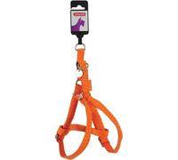 Harnais chien MAC CUIR orange 25mm Zolux