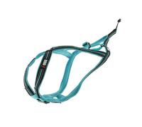 Harnais Chien Sport X-Back One Encolure et Dos réglable pour activité CANICROSS, la Marque I-DOG est Une Marque Française. (Bleu, L)