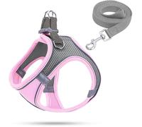 Harnais Chiot,Garnais Chien Lumineux,Harnais Anti Traction pour Petit Chien(Rose,XS) Rose#XS HARNAIS ANIMAL