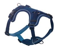 Nobby 80409-06 Harnais de Confort Mailo Bleu Taille L : Poitrine 42-60 cm, Ventre 65-85 cm, Largeur 25 mm