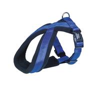 Harnais confort pour chien Nobby Pet Soft Grip Bleu S/M