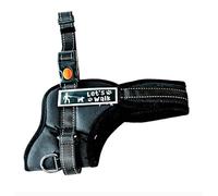 Harnais Confortable pour Chien - Ajustable et sans Traction, Idéal pour Les Promenades et Activités Sportives (M (25/65-80mm))