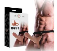 Harnais Creux avec Gode en Silicone 16 X 3,5 Cm